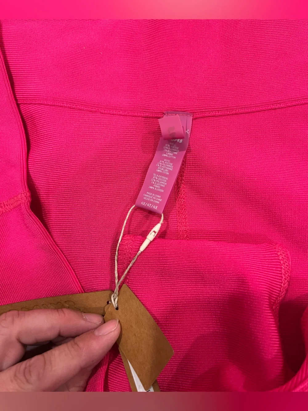 SKIMS Seamless Bikini Bottoms in Bright Pink